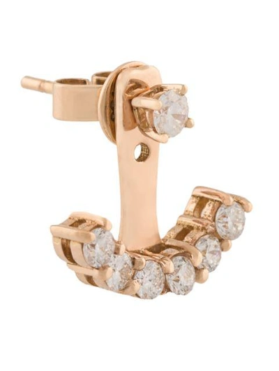 Shop Anita Ko 18kt Rose Gold Diamond Ear Jacket - Metallic