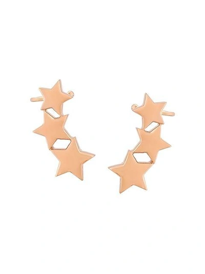 Shop Alinka Stasia Triple Star Ear Cuff In Metallic