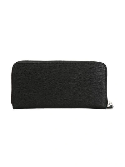 Shop Saint Laurent Rive Gauche Continental Wallet In Black