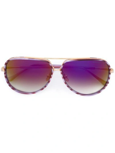 Shop Dita Eyewear 'condor Two' Sunglasses In Pink
