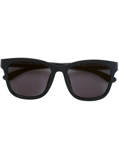 Shop Mykita 'levante' Sunglasses - Black