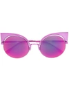 Fendi 'eyeshine' Sunglasses In Pink