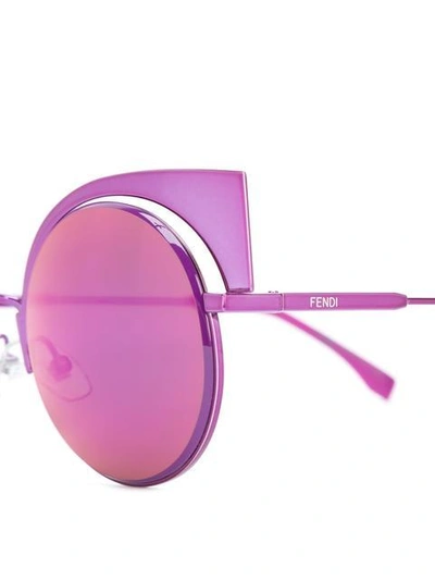 Shop Fendi 'eyeshine' Sunglasses