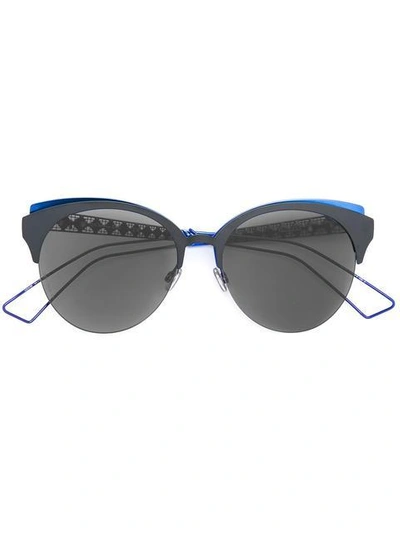 Shop Dior 'ama Club' Sunglasses In Black