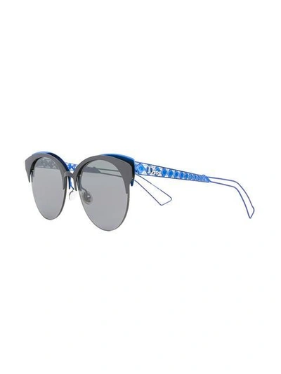 Shop Dior 'ama Club' Sunglasses In Black