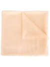 Ferragamo Plain Scarf In Neutrals