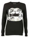 MARKUS LUPFER Markus Lupfer Sequin Python Sweater,KN181428BLK