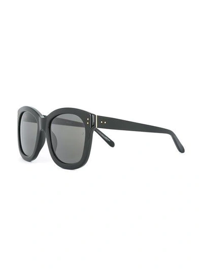 Shop Linda Farrow Square Frame Sunglasses