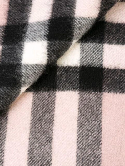 Shop Burberry The Classic Check Cashmere Scarf In Pink