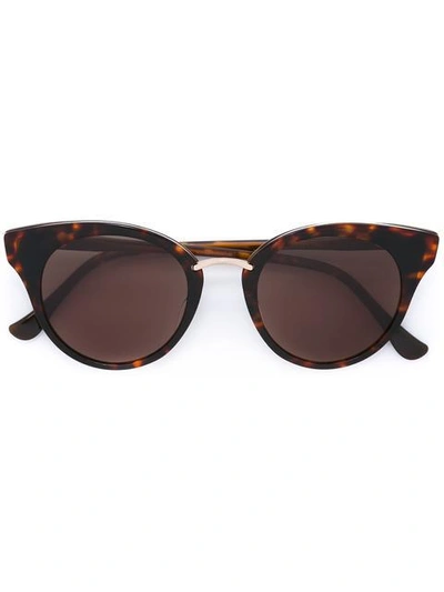 Shop Dita Eyewear 'reckless' Sonnenbrille - Braun