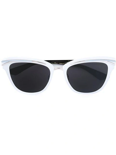 Shop Dior Eyewear 'so ' Sunglasses - White