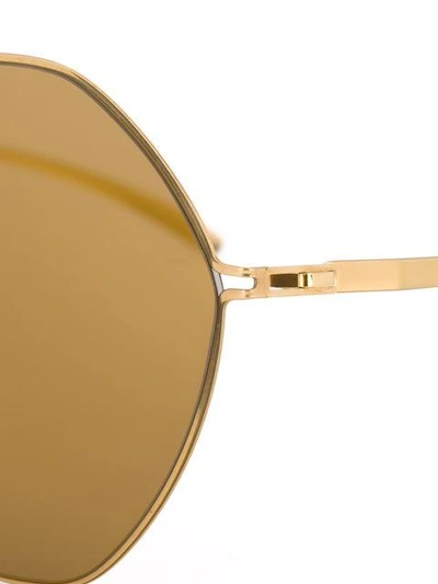 Shop Mykita X Maison Margiela 'essential' Sunglasses In Metallic