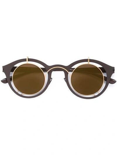 Shop Mykita Round Lens Sunglasses