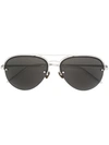 LINDA FARROW aviator shaped sunglasses,LINDAFARROW