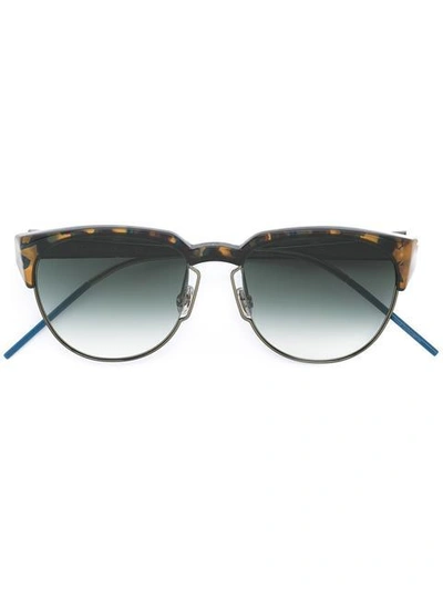 Shop Dior 'spectral' Sunglasses In Brown