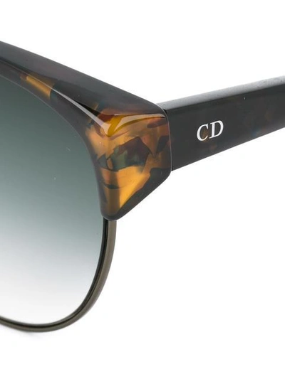 Shop Dior 'spectral' Sunglasses In Brown