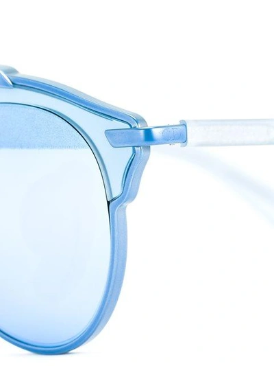 Shop Dior 'so Real' Sunglasses In Blue