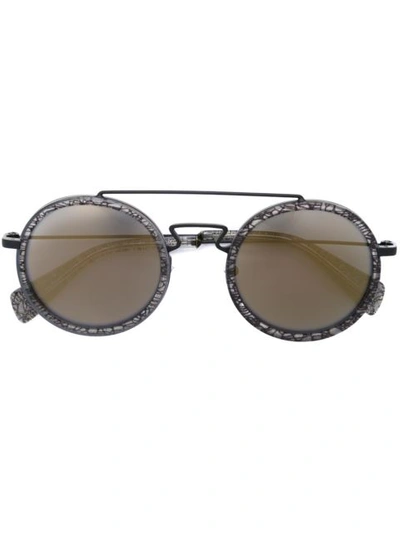 Yohji Yamamoto Round Framed Sunglasses