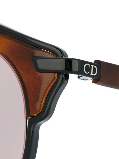 Shop Dior 'so Real' Sunglasses In Brown