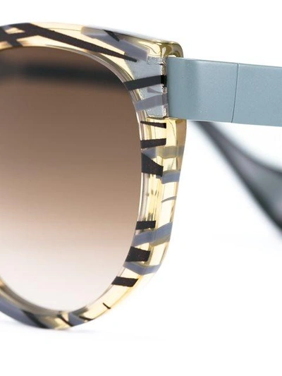Shop Fendi Eyewear Slinky Sunglasses - Grey