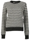 GOLDEN GOOSE Golden Goose Two-Tone Jacquard Sweater,G29WP828A3