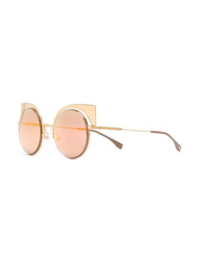 Shop Fendi 'eyeshine' Sunglasses
