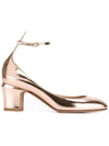 Valentino Garavani Tango Metallic Leather Pumps