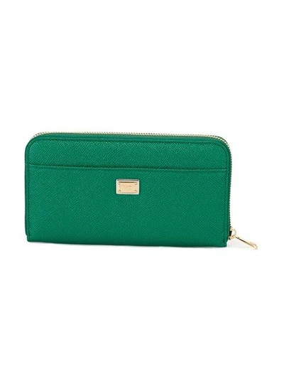 Shop Dolce & Gabbana Designers Patch Wallet - Green