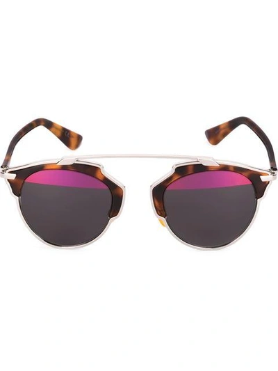 Shop Dior ' So Real' Sunglasses In Aoott