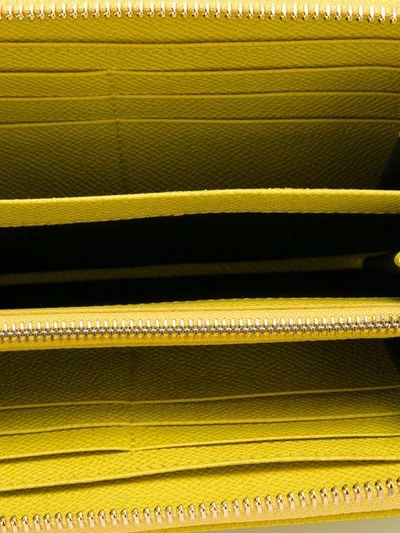 Shop Dolce & Gabbana 'dauphine' Wallet - Yellow