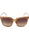 LINDA FARROW 'LINDA FARROW 347' SUNGLASSES,LFL347C4SUN11034744