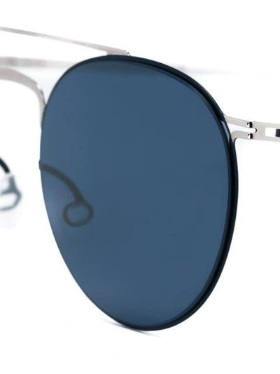 Shop Mykita 'pepe' Sunglasses - Blue
