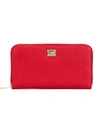 Dolce & Gabbana Dauphine Leather Zip-around Wallet