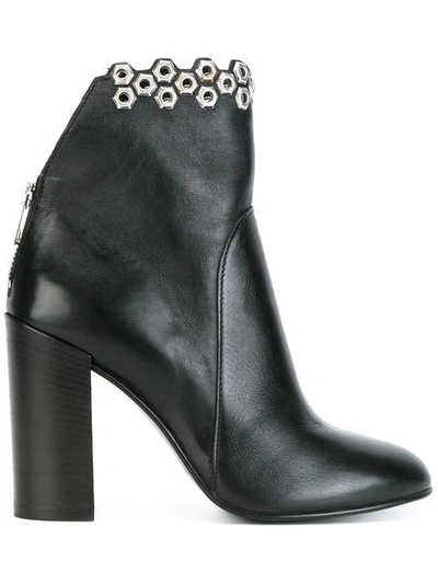 Shop Diesel Embellished Ankle Boots