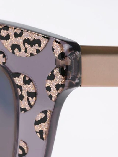 Shop Cutler And Gross Leopard Print Sunglasses