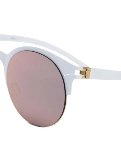 Shop Mykita The Webster X The Ritz 'seraphina' Sunglasses In White