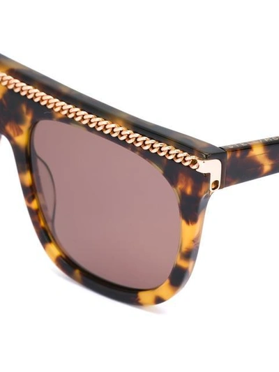 Shop Stella Mccartney Falabella Oversized Sunglasses