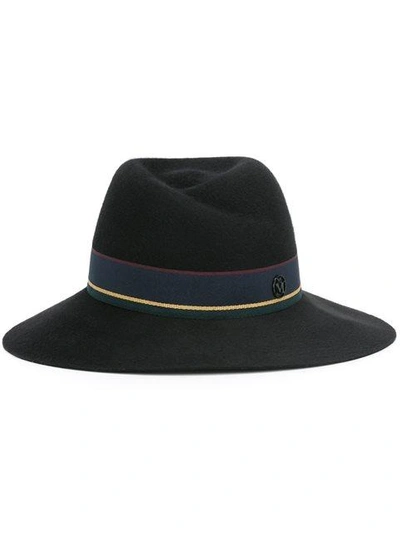 Shop Maison Michel Fedora Hat - Blue