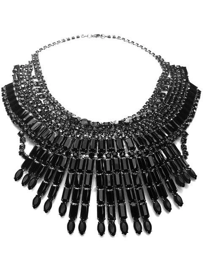 Shop Tom Binns Massai Statement Necklace In Black