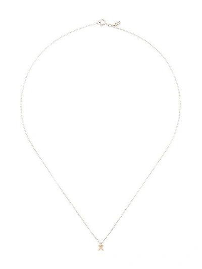 Shop Maya Magal 'kisses' Pendant Necklace - Metallic