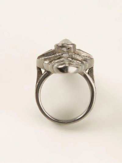 Shop Loree Rodkin Bondage Ring In Metallic