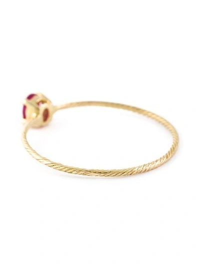 Wouters & Hendrix Gold 'ruby' Ring In Red