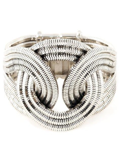 Shop Lara Bohinc 'solar Eclipse' Large Bracelet - Metallic