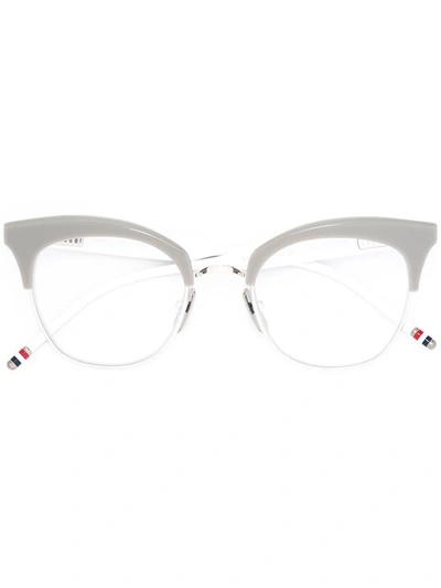 Thom Browne Cat Eye Optical Frames In Grey