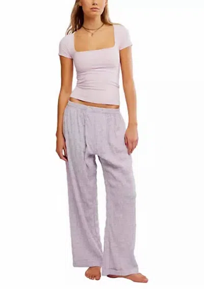 Free People Cloud Ten Pant In Lilac In Purple