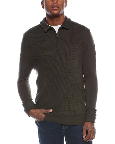 Weatherproof Vintage Soft Touch 1/4-zip Sweater In Black