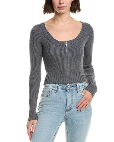 Serenette Cardigan Sweater In Gray