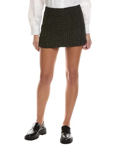Rag & Bone Christine Tweed Mini Skirt In Black