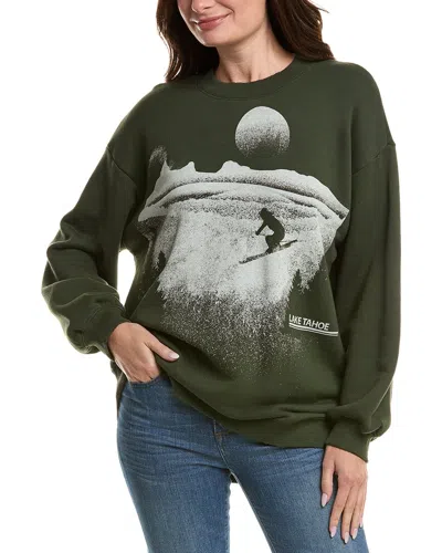 Chaser Taho Ski Slope Zume Pullover In Green