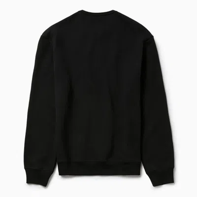 1989 Studio Crewneck Sweatshirt Ribbed Cuffs And Hem In Black